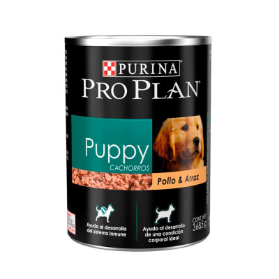 LATA PRO PLAN PUPPY POLLO 368G