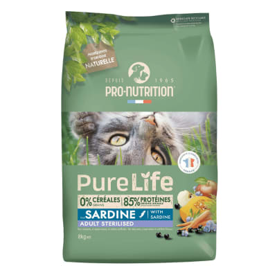 PRO NUTRITION PURE LIFE STERILIZED CAT 8KG