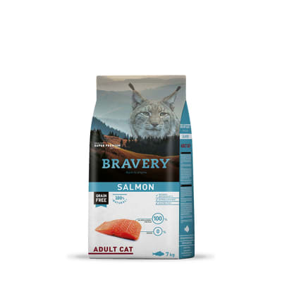 BRAVERY SALMON ADULT CAT 2KG