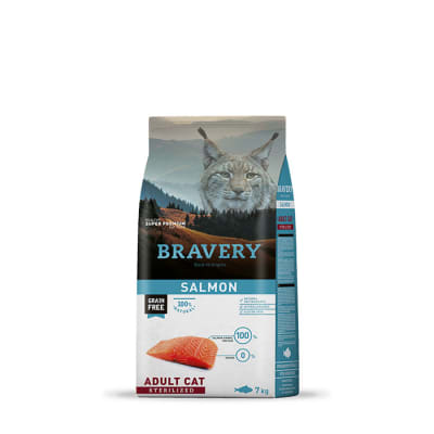 BRAVERY SALMON ADULT CAT STERILIZED 7 KG1