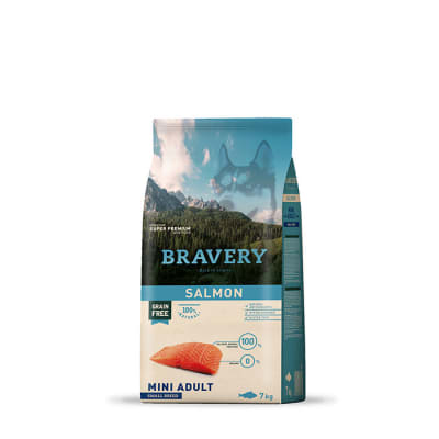 BRAVERY SALMON MINI ADULT SMALL BREED 7KG1