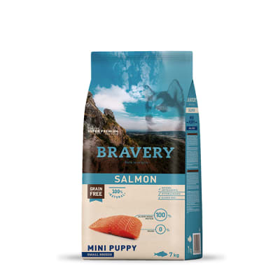 BRAVERY SALMON MINI PUPPY SMALL BREEDS 7KG1