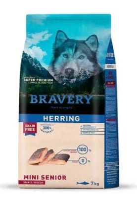 BRAVERY HERRING SENIOR MINI 7 KG