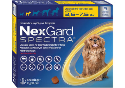 NEXGARD SPECTRA 3.6 A 7.5KG 3COMP