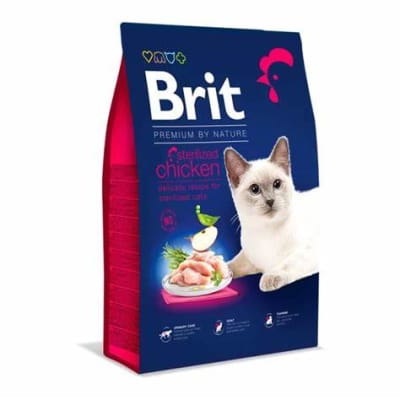 BRIT PREMIUM CATESTERILIZADO POLLO 8KG1