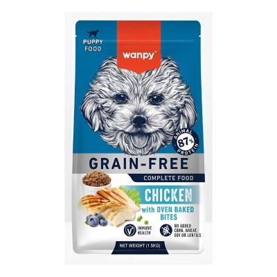 wanpy chicken puppy dog food