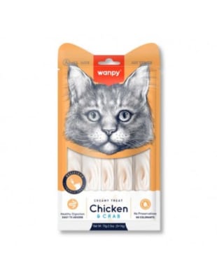 WANPY CREAMY CHICKEN Y CRAB 70G