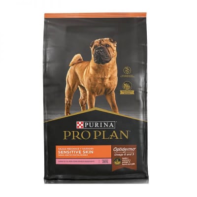 PRO PLAN SENSITIVE SKIN DOG RAZAS MED Y GRND 12KG