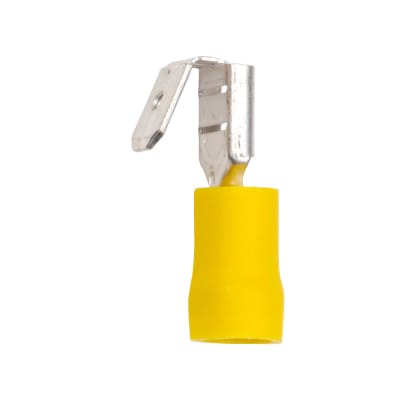 Terminal Hembra Macho Aislante 12-10AWG Amarillo