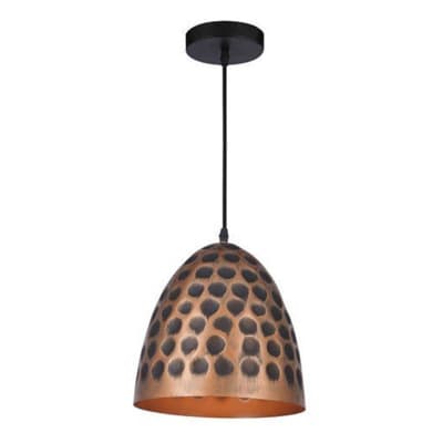 Lampara Colgante Oro Añejo EXTON E27 1 LUZ
