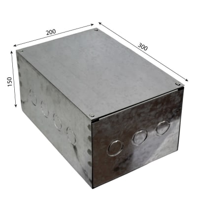Caja Metalica Galv 300X200X150