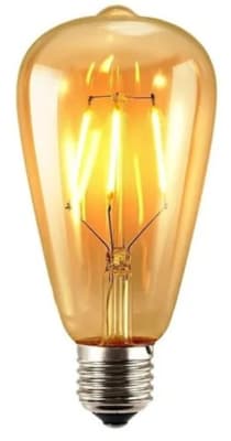Ampolleta Led Vintage 6W E27 2500K