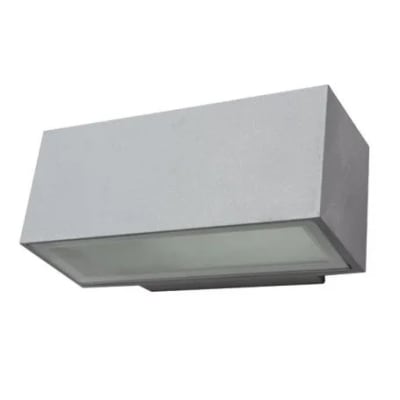 Aplique Muro Bidireccional Gris Ext IP54 E27