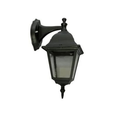 Farol A Muro 6012S 4 Caras Negro E27 MAX 60W