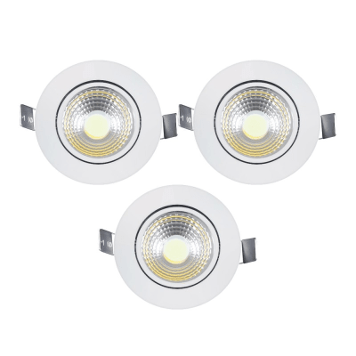 Foco LED Embutido Pack GU10 5W Blanco