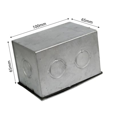 Caja Metalica Galv 100X65X65MM