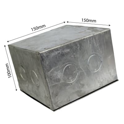 Caja Metalica Galv 150X150X100