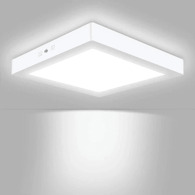 Panel Cuadrado Sobrepuesto 18W 6500K