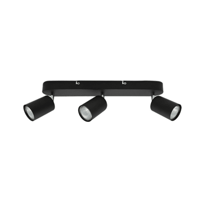 Aplique Deco Plus 3XGU10 NEGRO