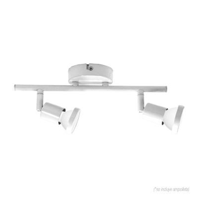 Aplique Barra 2XGU10 BLANCO VKB