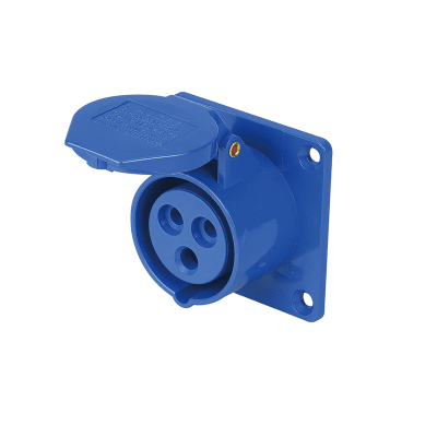 Hembra Industrial Embutido 220V 32A 2P+T IP44 STANFORD