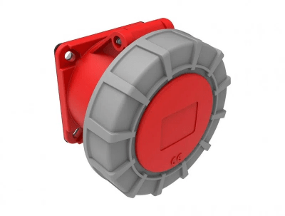 Hembra Industrial Embutido 380V 32A 3P+N+T IP67 BEMIS