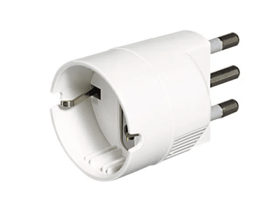 Adaptador Schuko 16A COLOR BLANCO BTICINO
