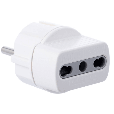 Adaptador Bipaso Schuko 10/16A BTICINO