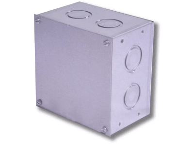 Caja Metalica 100X100X65MM con tapa