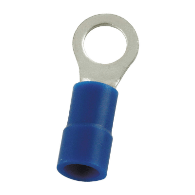 Terminal Anillo AZUL 4.3MM 14-16AWG