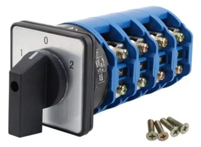 SELECTOR ARMADO 4P 32A (1-0-2) 64X64MM AC1