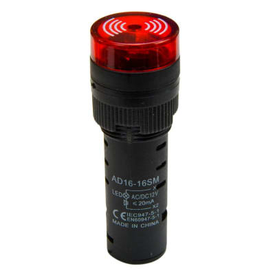 LUZ PILOTO 22MM ROJO CHICHARRA