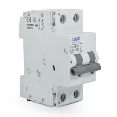 INT OMNIPOLAR LEXO 2X25A -C 10KA