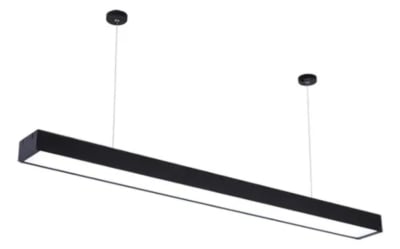 Panel Led Colgante 30W negro, 6500K
