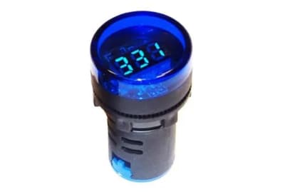 LUZ PILOTO VOLTIMETRO AZUL