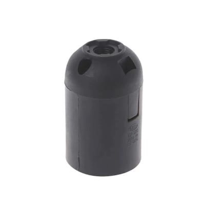 PORTA LAMPARA E-27 NEGRO