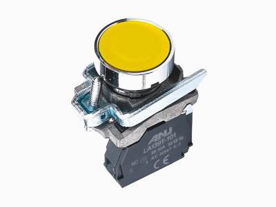 PULSADOR METALICO AMARILLO 22M NO ANU