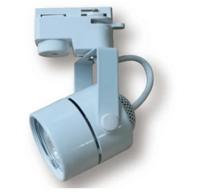 FOCO RIEL BLANCO VINTAGE REDONDO GU10 BYP