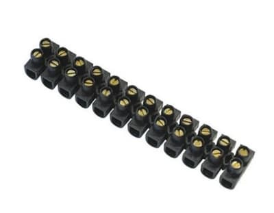 REGLETA DE CONEXION 12P 30A NEGRO