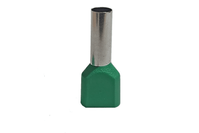Terminal Ferrule Doble VERDE 6MM 10AWG