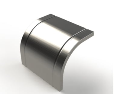 BPC TAPA LISA CVE. 100MM GALV