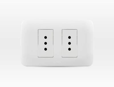 NATIVA BLANCO TC DOBLE 10A 250V (ARMADO)