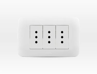 NATIVA BLANCO TC TRIPLE 10A 250V (ARMADO)