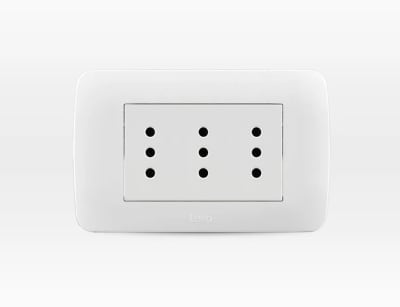 NATIVA BLANCO TC TRIPLEX 10A 250V (ARMADO)