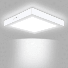 Panel Cuadrado Sobrepuesto 12W 6500K