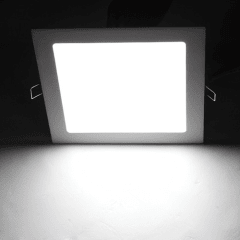 Panel Cuadrado Embutido 12W 6500K