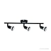 APLIQUE BARRA 3XGU10 NEGRO VKB1