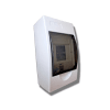 Tablero Sobrepuesto 4P TAPA TRANSP FNX1