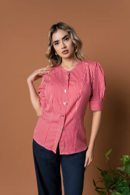 BLUSA LIORA ROJO RAYAS1