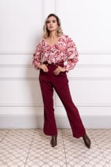 PANTALÓN VALENTINA BORGOÑA
